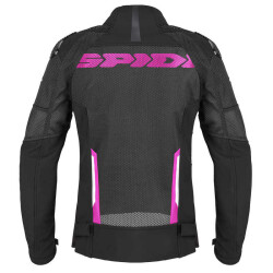 SPIDI RACE WARRIOR 2 NET LADY YAZLIK CEKET SİYAH FUŞYA - 2