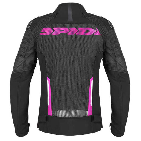 SPIDI RACE WARRIOR 2 NET LADY YAZLIK CEKET SİYAH FUŞYA - 2