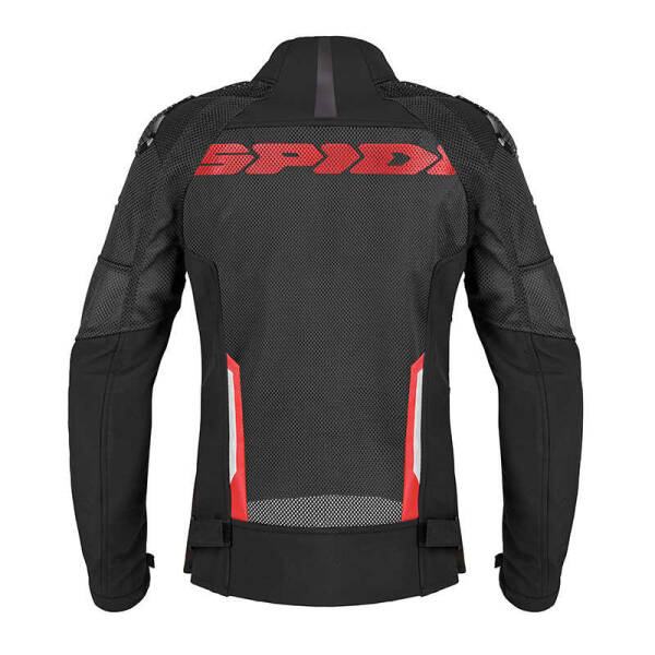 SPIDI RACE WARRIOR 2 NET LADY YAZLIK CEKET SİYAH KIRMIZI - 2