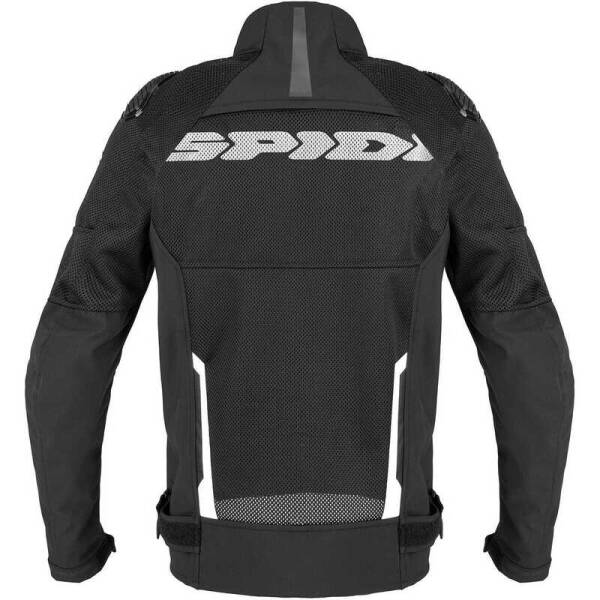 SPIDI RACE WARRIOR 2 NET YAZLIK CEKET SİYAH BEYAZ - 2