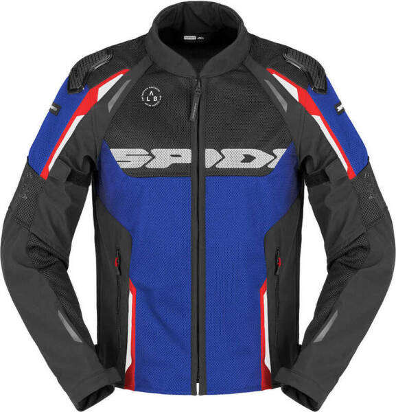 SPIDI RACE WARRIOR 2 NET YAZLIK CEKET SİYAH MAVİ - 1