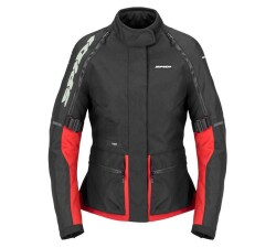 SPIDI RIDEMASTER LADY KADIN H2OUT® CEKET SİYAH KIRMIZI - 1