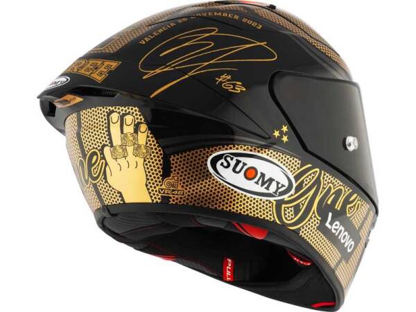 SUOMY S1-XR GP KASK PECCO WORLD CHAMPION 2023 GOLDEN LIMITED EDITION - 6