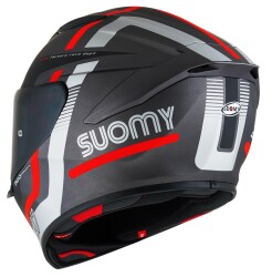 SUOMY TRACK-1 KASK NINETY SEVEN GUN METAL-RED - 3