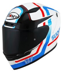 SUOMY TRACK-1 KASK NINETY SEVEN WHITE-RED - 1