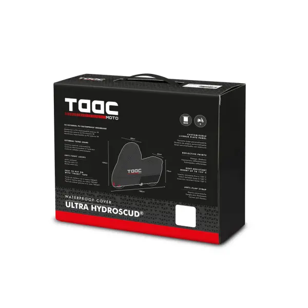 TAAC COVER ULTRA HYDROSCUD® SU GEÇİRMEZ MOTOSİKLET BRANDASI SİYAH - 2