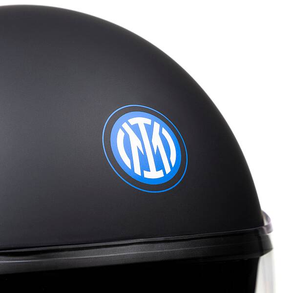 TUCANO URBANO EL JETTIN 6.0 YARIM KASK INTER NERAZZURRO MAT SİYAH - 5