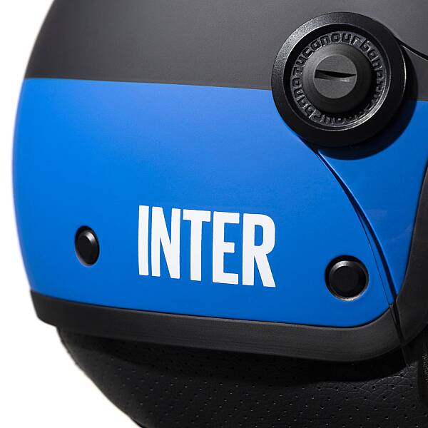 TUCANO URBANO EL JETTIN 6.0 YARIM KASK INTER NERAZZURRO MAT SİYAH - 12