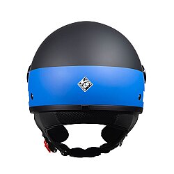 TUCANO URBANO EL JETTIN 6.0 YARIM KASK INTER NERAZZURRO MAT SİYAH - 6