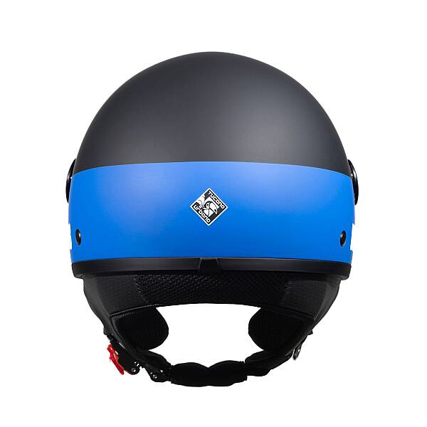 TUCANO URBANO EL JETTIN 6.0 YARIM KASK INTER NERAZZURRO MAT SİYAH - 6