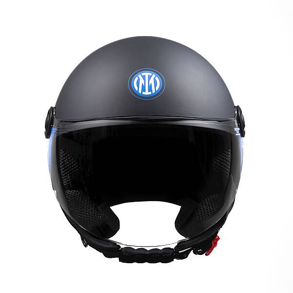 TUCANO URBANO EL JETTIN 6.0 YARIM KASK INTER NERAZZURRO MAT SİYAH - 13