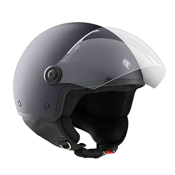 TUCANO URBANO EL JETTIN 6.0 YARIM KASK MAT MOR - 2