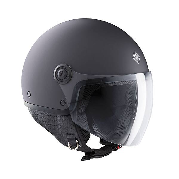 TUCANO URBANO EL JETTIN 6.0 YARIM KASK MAT MOR - 1