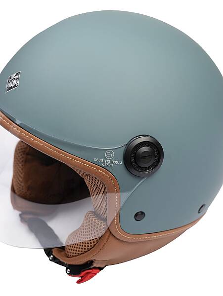 TUCANO URBANO EL JETTIN 6.0 YARIM KASK MAT PETROL MAVİ - 2