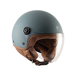 TUCANO URBANO EL JETTIN 6.0 YARIM KASK MAT PETROL MAVİ - 1