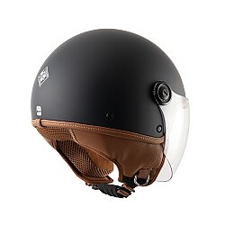 TUCANO URBANO EL JETTIN 6.0 YARIM KASK MAT SİYAH - 3