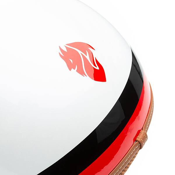 TUCANO URBANO EL JETTIN 6.0 YARIM KASK MILAN DEVIL İNCİ BEYAZI - 10