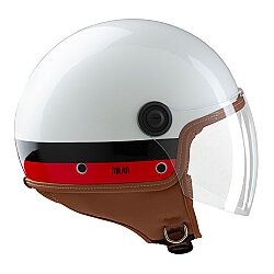 TUCANO URBANO EL JETTIN 6.0 YARIM KASK MILAN DEVIL İNCİ BEYAZI - 2
