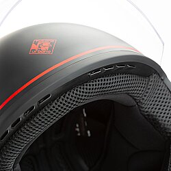 TUCANO URBANO EL JETTIN 6.0 YARIM KASK MILAN SKYLINE MAT SİYAH - 6