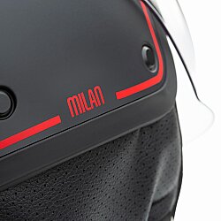 TUCANO URBANO EL JETTIN 6.0 YARIM KASK MILAN SKYLINE MAT SİYAH - 7