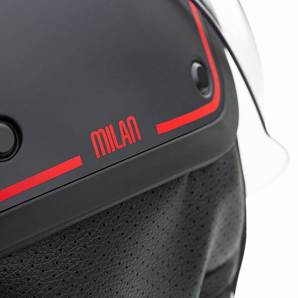 TUCANO URBANO EL JETTIN 6.0 YARIM KASK MILAN SKYLINE MAT SİYAH - 7