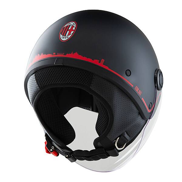 TUCANO URBANO EL JETTIN 6.0 YARIM KASK MILAN SKYLINE MAT SİYAH - 4
