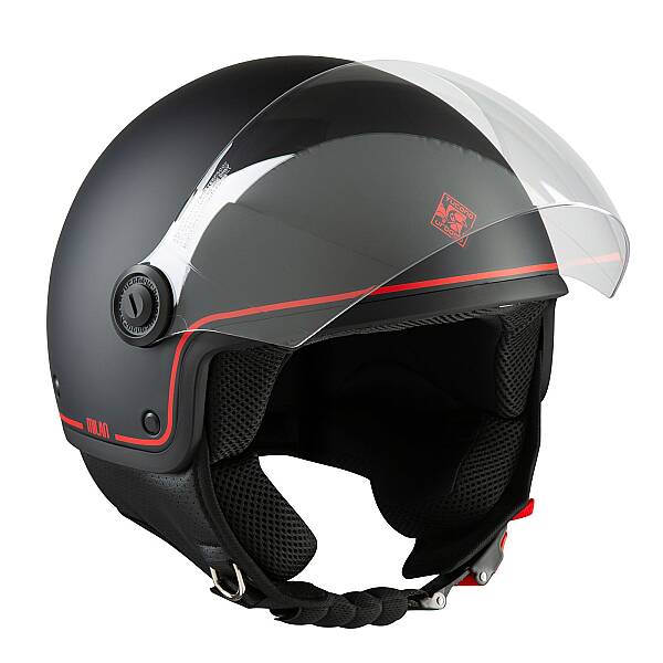 TUCANO URBANO EL JETTIN 6.0 YARIM KASK MILAN SKYLINE MAT SİYAH - 3