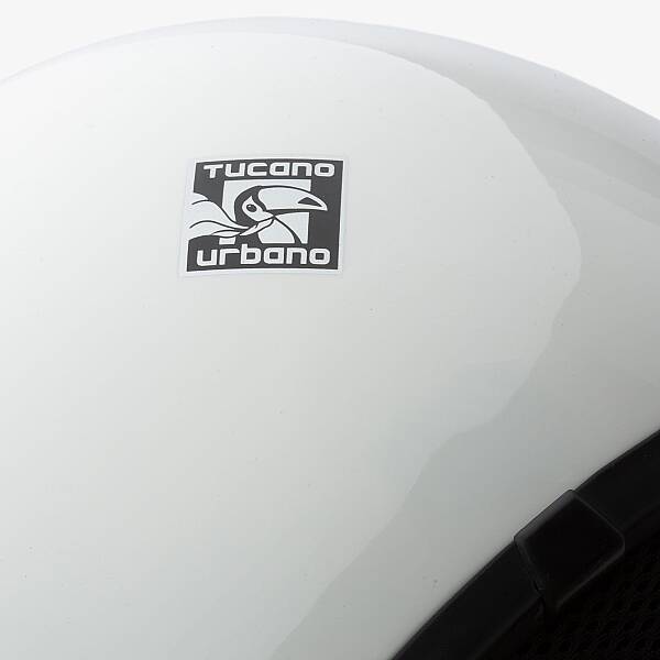 TUCANO URBANO EL JETTIN 6.0 YARIM KASK PARLAK BUZ BEYAZI - 3
