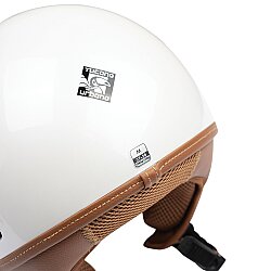 TUCANO URBANO EL JETTIN 6.0 YARIM KASK PARLAK İNCİ BEYAZI - 4