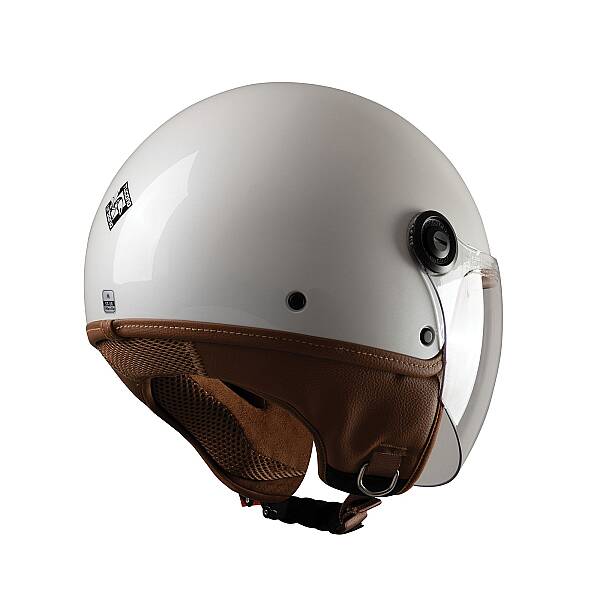 TUCANO URBANO EL JETTIN 6.0 YARIM KASK PARLAK İNCİ BEYAZI - 3