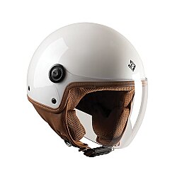TUCANO URBANO EL JETTIN 6.0 YARIM KASK PARLAK İNCİ BEYAZI - 1