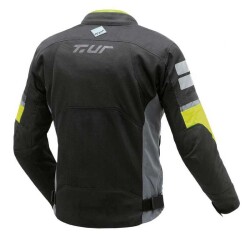 T.UR ETNA YAZLIK TOURING CEKET GRİ NEON SARI - 2