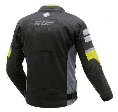 T.UR ETNA YAZLIK TOURING CEKET GRİ NEON SARI - 2