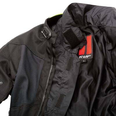 T.UR ETNA YAZLIK TOURING CEKET GRİ NEON SARI - 6