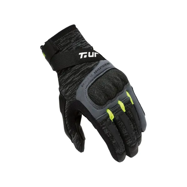 T.UR G-KNIT ELDİVEN SİYAH SARI - 3