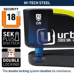 URBAN SECURITY UR10 SRA ALARMLI DİSK KİLİDİ - 3
