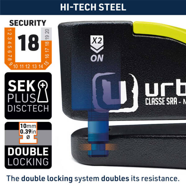 URBAN SECURITY UR10 SRA ALARMLI DİSK KİLİDİ - 3