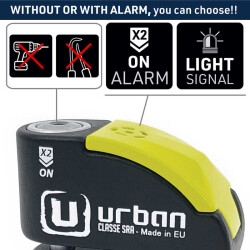 URBAN SECURITY UR10 SRA ALARMLI DİSK KİLİDİ - 4