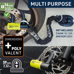 URBAN SECURITY UR59 U KİLİT 14MM - 4