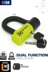 URBAN SECURITY UR59 U KİLİT 14MM - 1