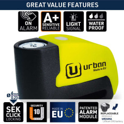 URBAN SECURITY UR6 ALARMLI DISK KILIDI - 2