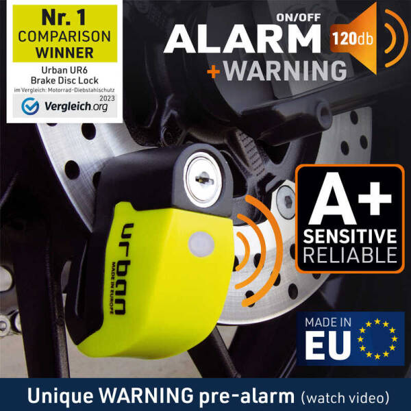 URBAN SECURITY UR6 ALARMLI DISK KILIDI - 3