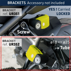 URBAN SECURITY UR6 ALARMLI DISK KILIDI SABİTLEME BRAKETİ - 1